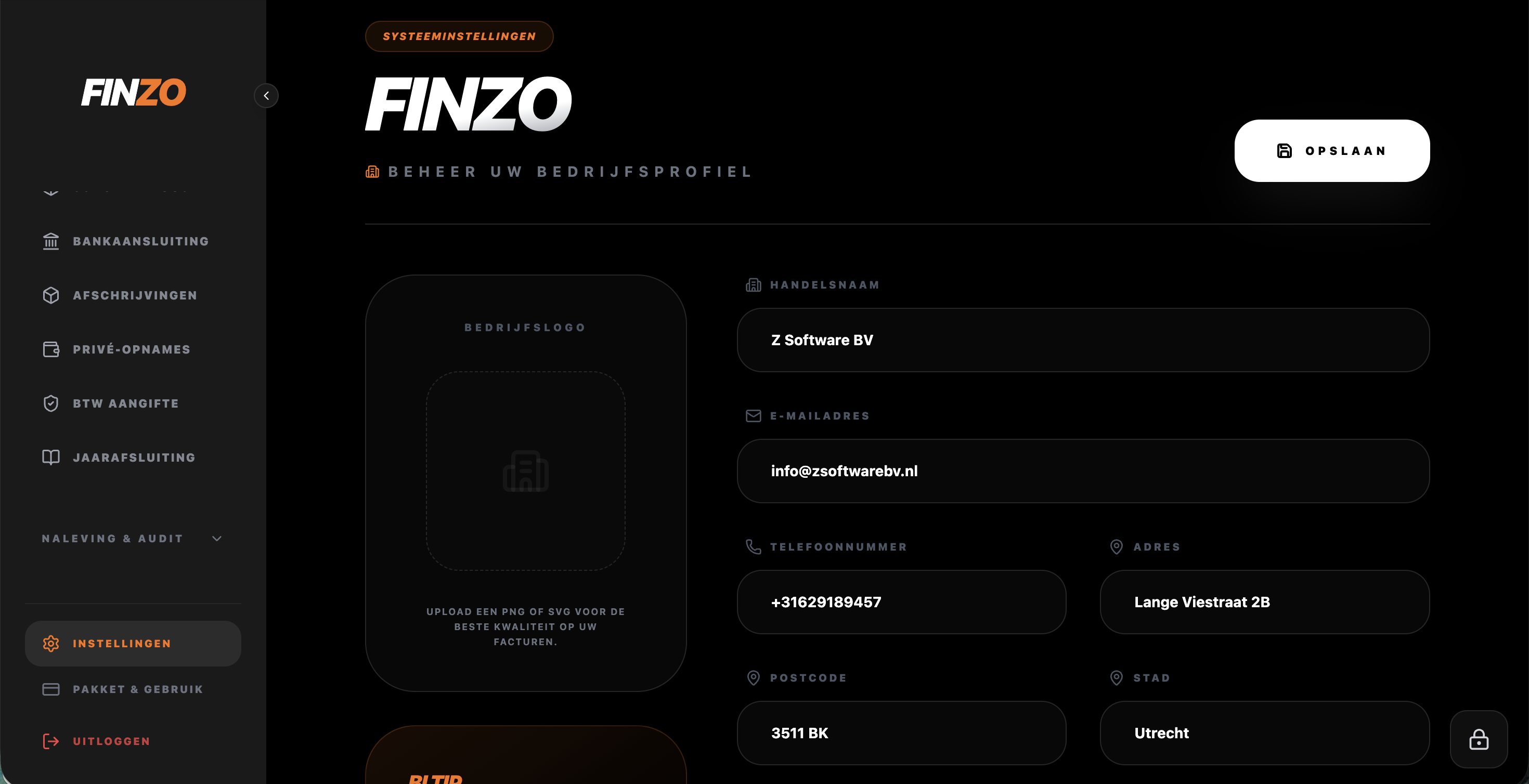 Finzo screen 5