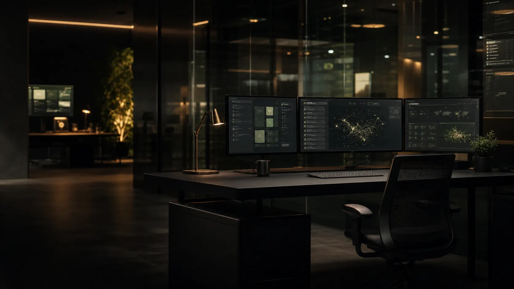 Premium software services workspace