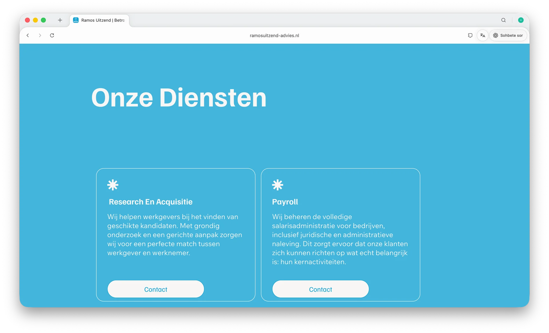 Ramos Uitzend & Advies screen 2